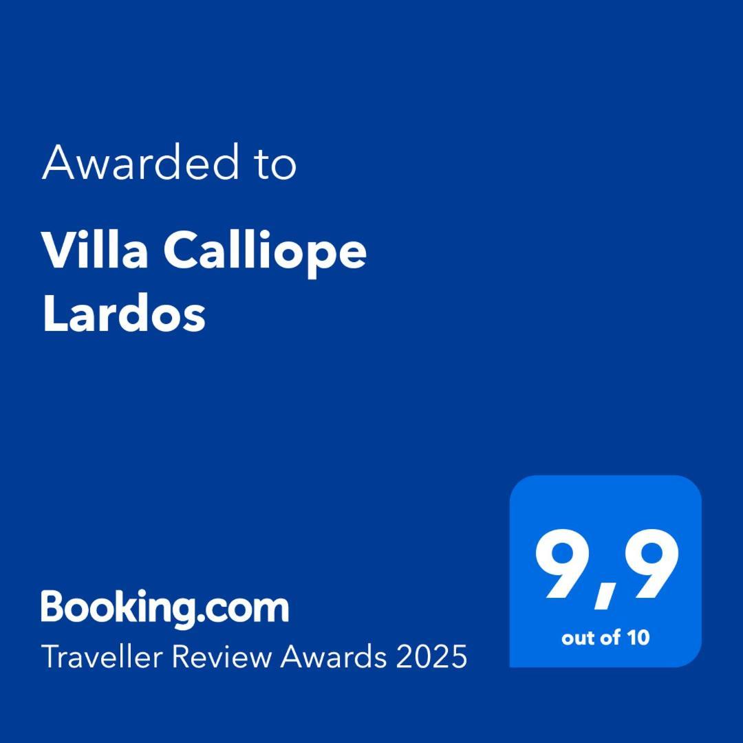 Villa Calliope Lardos Exteriér fotografie